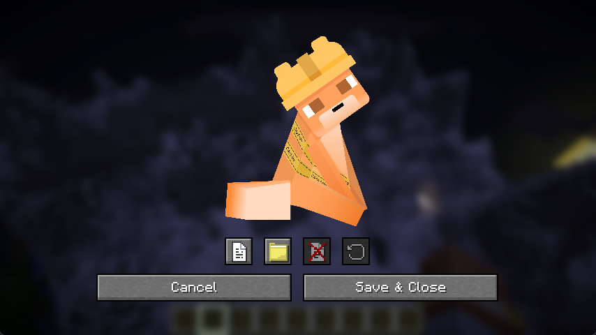 file config screen